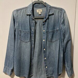 J. Crew Denim Chambray Shirt